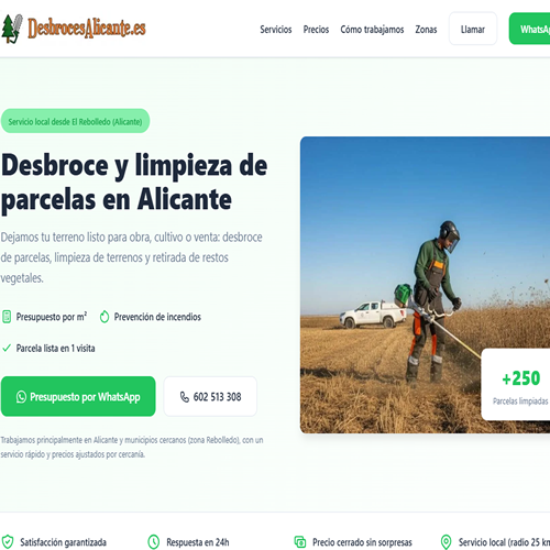 Desbroces Alicante