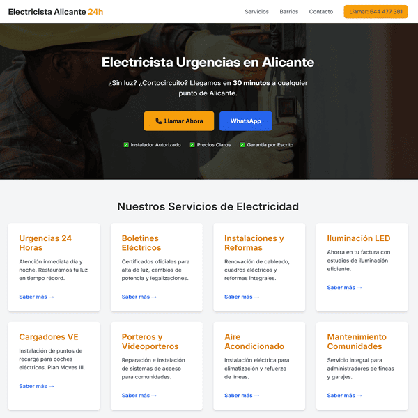 Electricistas en Alicante