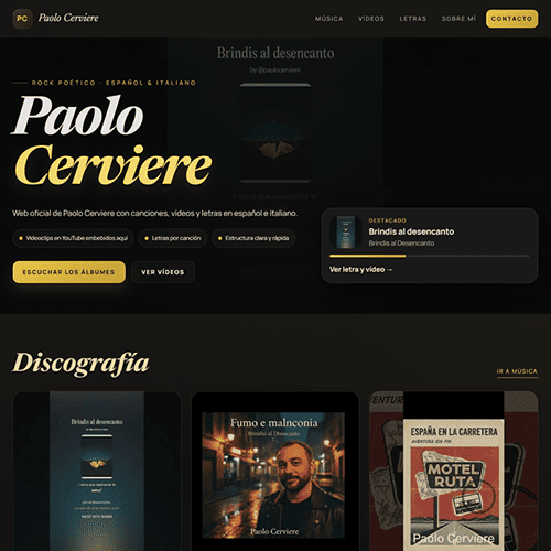 Paolo Cerviere - Músico