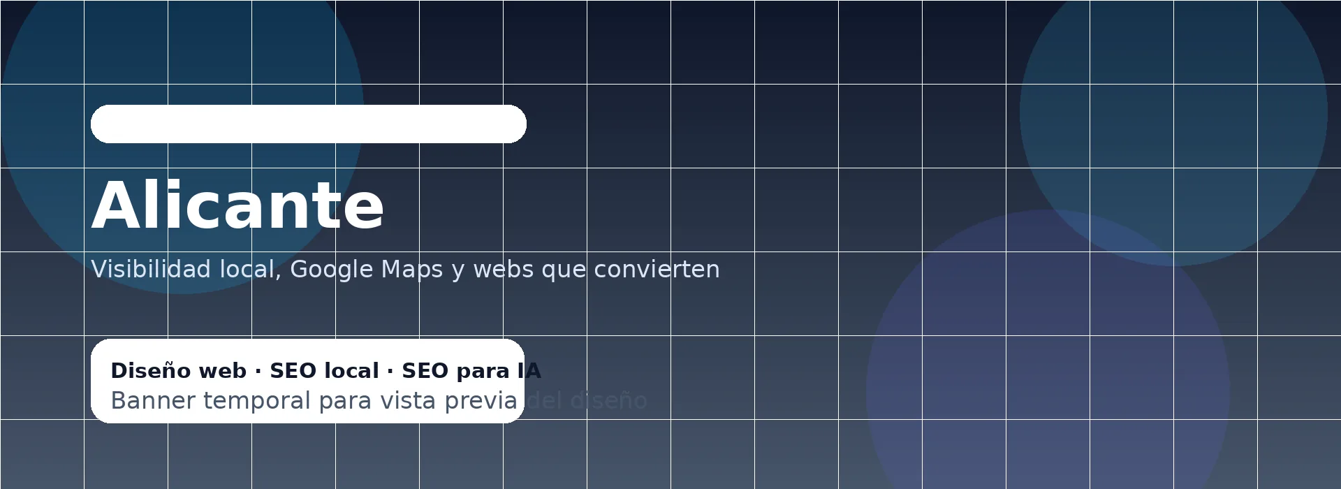 Vista de Alicante para la página de diseño web y SEO local en Alicante